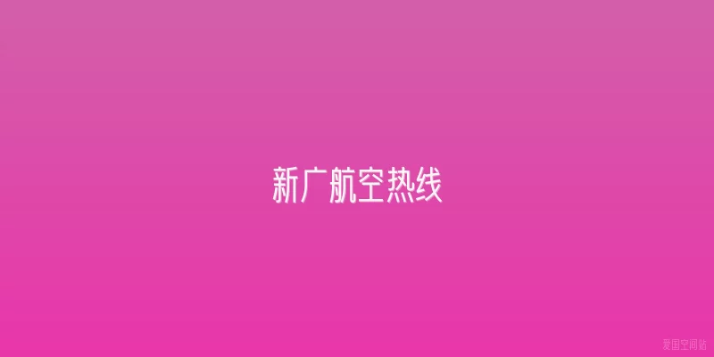 新广航空热线