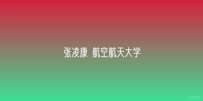 张凌康 航空航天大学