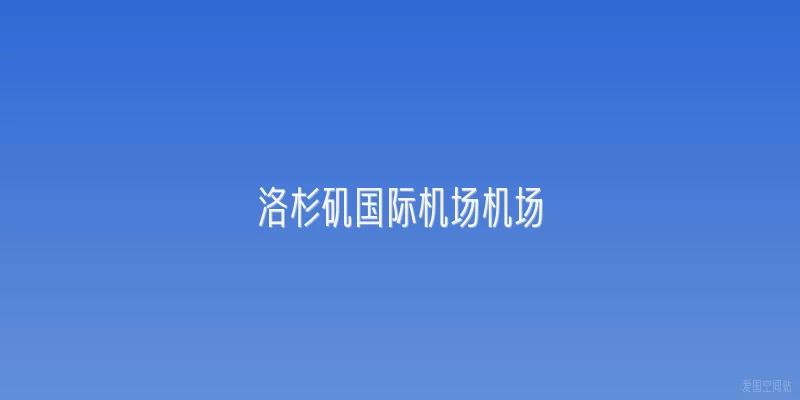 洛杉矶国际机场机场
