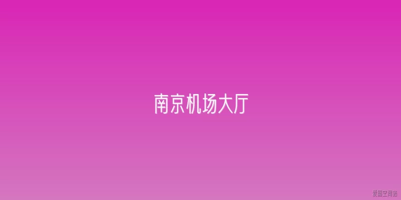 南京机场大厅