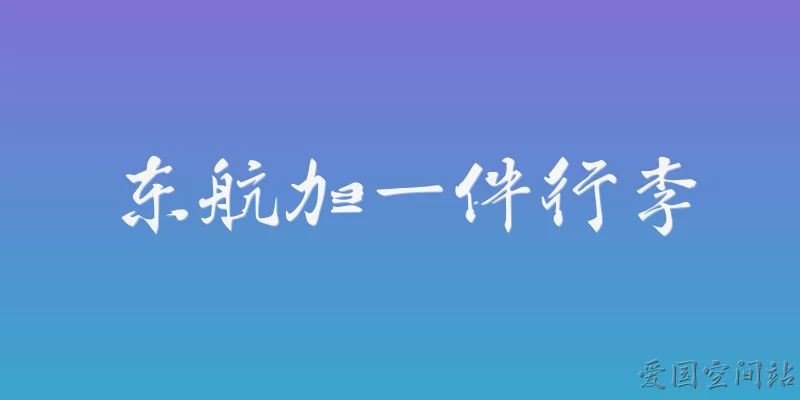 东航加一件行李