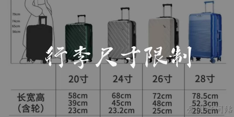 Luggage size restrictions