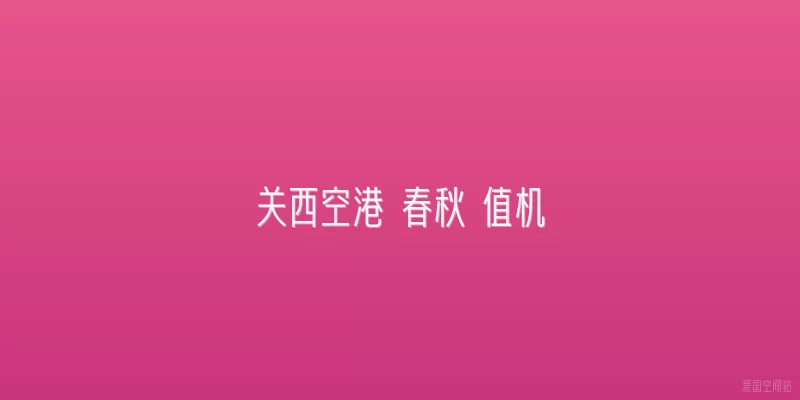 关西空港 春秋 值机
