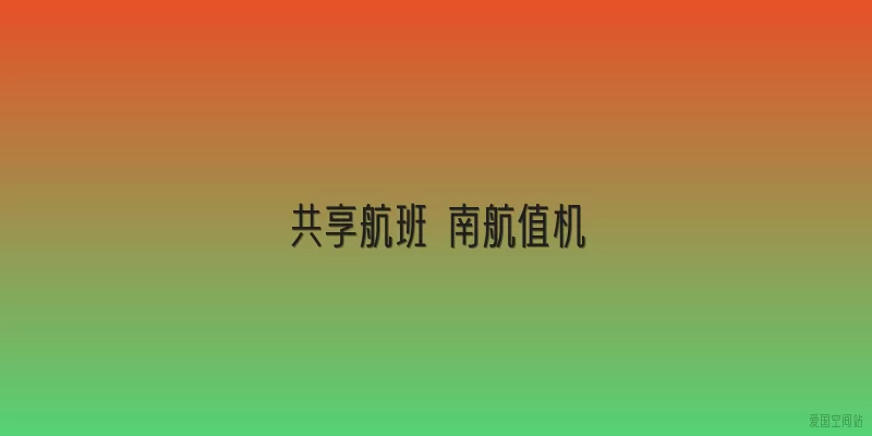 共享航班 南航值机