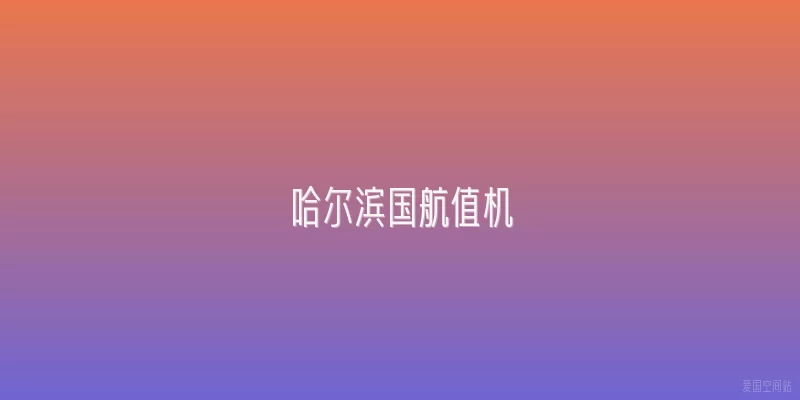哈尔滨国航值机